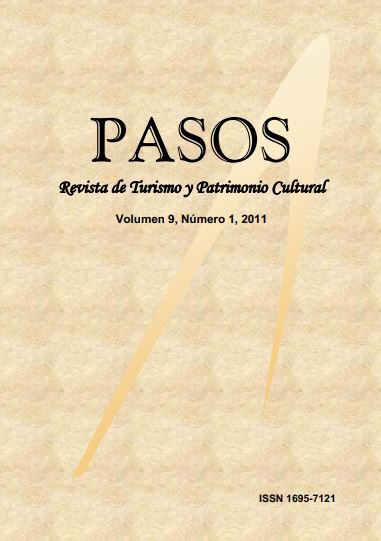 					Ver Vol. 9 Núm. 1 (2011): PASOS Revista de Turismo y Patrimonio Cultural 09(1), 2011
				