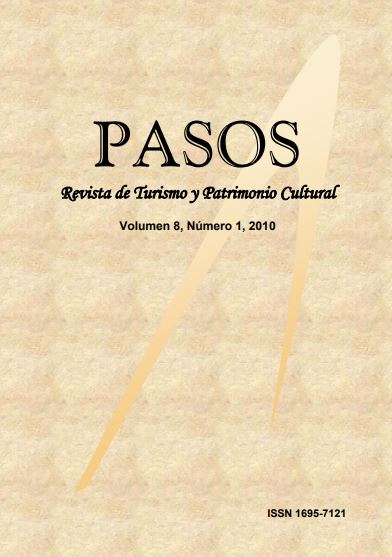 					Ver Vol. 8 Núm. 1 (2010): PASOS Revista de Turismo y Patrimonio Cultural 08(1), 2010
				