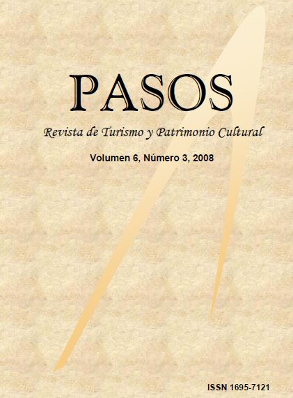 					Ver Vol. 6 Núm. 3 (2008): PASOS Revista de Turismo y Patrimonio Cultural 06(3), 2008
				