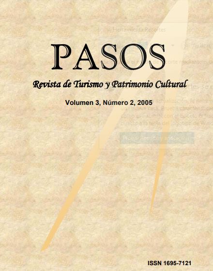 					Ver Vol. 3 Núm. 2 (2005): PASOS Revista de Turismo y Patrimonio Cultural 03(2), 2005
				