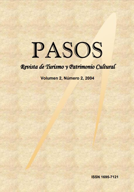 					Ver Vol. 2 Núm. 2 (2004): PASOS Revista de Turismo y Patrimonio Cultural 02(2), 2004
				