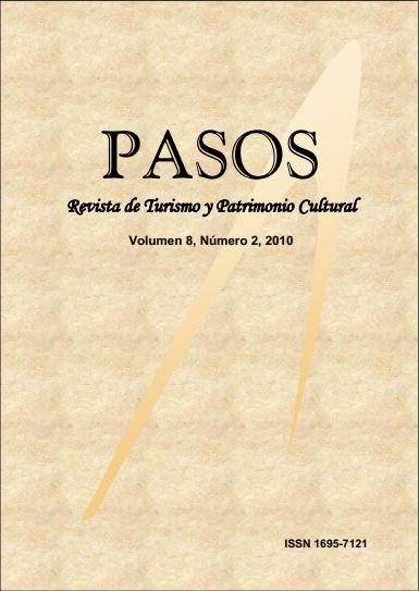 					View Vol. 8 No. 2 (2010): PASOS Journal of Tourism and Cultural Heritage 08(2), 2010
				