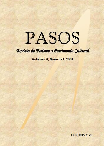 					View Vol. 6 No. 1 (2008): PASOS Journal of Tourism and Cultural Heritage 06(1), 2008
				